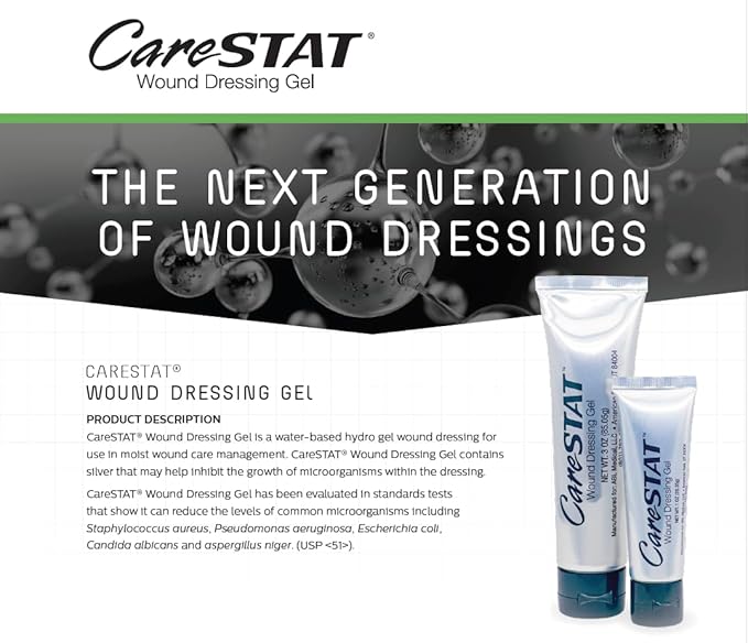 First Aid Kit Gel, 32 PPM Silver Healing Wound Dressing Solution, SilverSol Ag₄O₄ Nano Particles Up to 10x More Powerful Than Other Silver Products, FSA HSA Approved Products, 3 oz