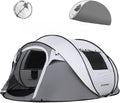 EchoSmile Instant Pop Up Camping Tent, 2/4/6 Person, Easy Setup Tent, Water Resistant Dome, Portable with Carry Bag