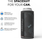 PHOOZY Insulated Can Cooler for Tall 16oz Cans with NASA-Inspired Technology - Patented Koozie That Keeps Drinks Cold 10x Longer - Lightweight Beer Koozie for Outdoor Adventures - Black Camo