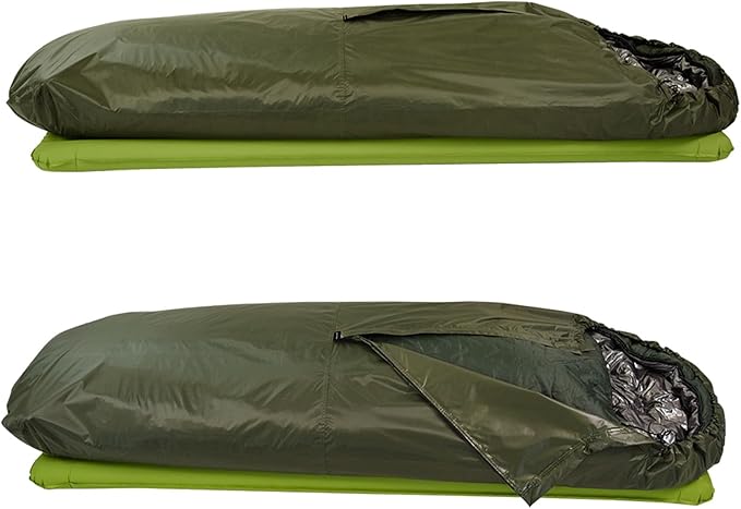 Ultralightweight Bivy Sack, Ventilate Sleeping Bags - Compact, Lightweight, Waterproof, Reusable, for Adventure, Camping & Emergency