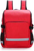 First Aid Kit Package Postpartum Visit Package, Community Care Backpack, Multifunctional Emergency Care Package for Home, Workplace, Travel, Camping, Hiking(Red)
