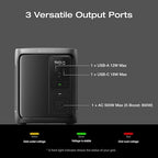 EF ECOFLOW Solar Generator DELTA 3 1000 Air with 220W Solar Panel, 960Wh LiFePO4 (LFP) Battery, 500W AC Output Portable Power Station for Home Backup Power, Camping & RVs