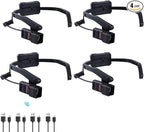 KunHe 4 Pack Ear-Mounted Headlamps with Motion Sensor Lightweight Design and 5 Lighting Modes Suitable for Mechanics Car Repair Camping Male Mechanics Gifts