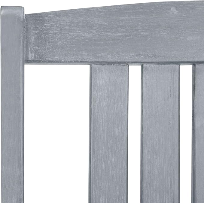 Director's Chairs with Cushions 4 pcs,Bistro Table and Chairs Outdoor,Lounge Chair,Patio Dining Chairs,Camping Chair,for Outdoor Patio, Campsite, or Yard, Gray Solid Acacia Wood