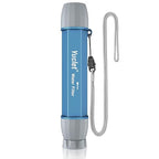YWF01 Personal Filter Straw for Drinking Survival, Portable Water Purifier Filtration System Survival Gear and Supplies for Camping, Hiking, Travel, and Emergency Preparedness, Pack of 1