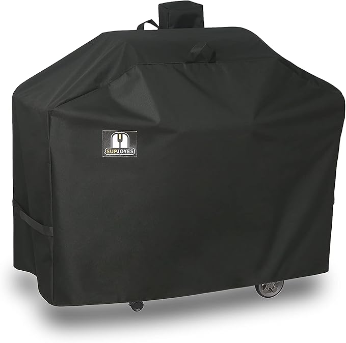 SUPJOYES Grill Cover for Camp Chef DLX 24, SmokePro 24, Woodwind Pellet Grills, Heavy Duty Waterproof Outdoor Pellet BBQ Accessories