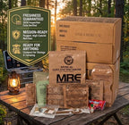 2026 Inspection MRE, U.S. MRE Meals, Emergency Supplies, Emergency Food Supply, Survival Food, Freeze Dried Food w/Flameless Heater, Ready Meals (Variety Pack of 24) – (A & B Case Fresh Stock) MREs have 10 Year Shelf Life From Inspection Date