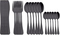 Flatware Sets 24pcs 18/10 Stainless Steel Cutlery Set Gold Tableware Set Fork Knife Spoon Dinnerware Set Flatware Set Silverware Set Stainless Steel