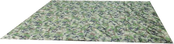 Sail Sun Canopy Camouflage, 57IN Camping Tarp Canopy Waterproof Shade Tent Portable Multifunctional Backpacking Tarp Canopy Waterproof Protection Heavy Duty Shade for Outdoor BBQ Traveling
