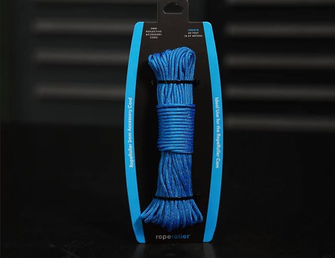 Rollercam Paracord Rope 60ft - 100lb Tensile Strength Tactical Rope - Camping Paracord, Outdoor Utility Cord for Hiking, Tarp, Tent