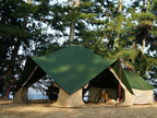DOD Tsuku Base Tent – Spacious All-Season Family Tent with Canvo™ Cooling Fabric | Easy One-Person Setup | Expandable with Uchi & Awning Attachments