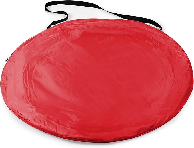 ONIVA - a Picnic Time Brand - Manta Portable Beach Tent - Pop Up Tent - Beach Sun Shelter Pop Up, (Red)