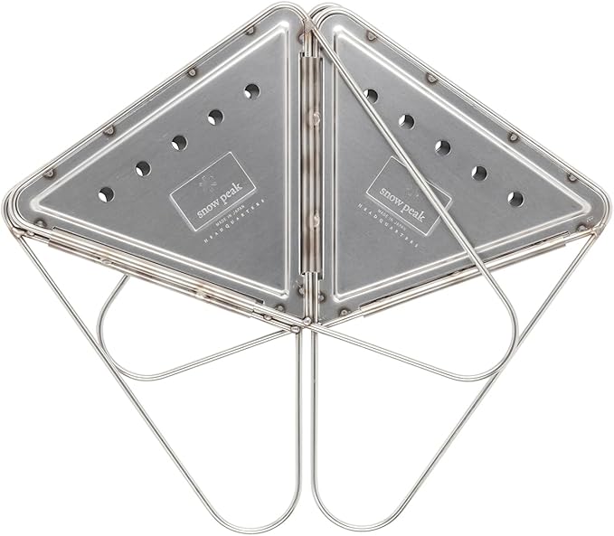 Snow Peak Pack & Carry (S) Fireplace - Made of Durable Stainless Steel - 10.6 x 10.6 x 8.25 in