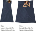 Sleeping Bag Liner Travel Sheets for Hotel Camping Sheets Travel Bed Sheets for Hotel Lightweight Single &Double Compact Sleeping Bag Sack Breathable Travel Sleeping Bag for Hotels Adult Compact Sacks