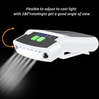 Mudder LED Clip on Cap Lights USB Rechargeable Cap Flashlight Clip Waterproof Ultra Bright Hat Flashlight Headlamp for Fishing Camping Hand Work