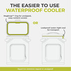CORE Magnetic Leak Proof Soft Cooler with Waterproof Zipper | Insulated Bag Portable Ice Chest Box | Best Soft Cooler for Food & Beverages for Tailgating, Car Camping, Travel, and Family Beach Picnics