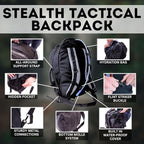 Emergency Zone Stealth Tactical 2-Person, 72-Hour Emergency Survival Kit, Wilderness Survival Gear, Waterproof & First Aid, Food & Water, Ready for Earthquake, Wildfires, Disaster Preparedness