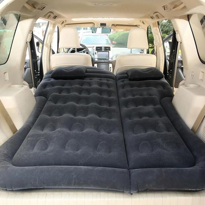 Car Air Mattresses for Equinox/GMC Terrain 2018 2019 2020 2021 2022 2023 2024,Inflatable Bed Mattress with Electric Air Pump Portable Sleeping Pad for Travel Camping Trunk & Back Seat