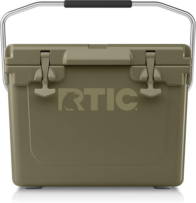 RTIC Ultra-Tough Cooler, Hard Insulated Ice Chest Box for Beach, Drink, Beverage, Camping, Picnic, Fishing, Boat, Barbecue