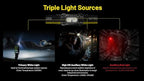 Nitecore NU53 1800 Lumen Headlamp, USB-C Rechargeable, Long Runtime, Industrial Work and Outdoor Headlamp with White & Red Auxiliary Lights