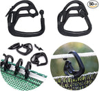 50pcs Shade Cloth Clips, Plastic Lock Grip Hooks Hanging Clamps Buckle for Sun Shade Cloth Net Anti Bird Netting Garden Film Greenhouse Shade Cloth Cover Mesh Tarp Outdoor Sun Shades Hoops