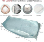 Foldable Water Bladder, Bathtub Bladder BPA Free, Hold Up to 100 Gallons of Fresh Drinking Water, Using for Camping, Gardening or Disaster and Hurricane Survival