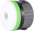 LIT-PaTH LED Camping Lantern, Rechargeable Light with Magnet Base, 4400 mAh, Survival Kit for Emergency, Hurricane, Outage, Large Green, 1 Pack