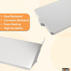 BQMAX Drip Pan Heat Baffle and Aluminium Grease Drip Tray Liners for Traeger Pro 34 Series Tex Elite Newer Tex Elite Pellet Smoker Grills, Suitable for Traeger Pro 34 Accessories BAC006 BAC410