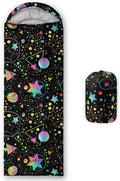 Kids Sleeping Bag for Boys and Girls,Mixed Color Star Dot-Lightweight Warm Portable Outdoor Indoor-Waterproof Cold Weather Resistant Sleeping Bag for Camping Hiking