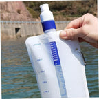 Totority Folding Water Pouch Portable Daily Use Water Container for Hiking Camping Outdoor Activities Compact Leak Design for Convenient Hydration Storage