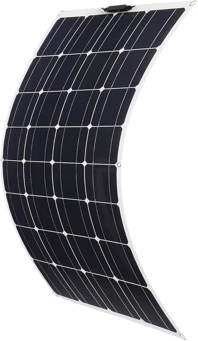 800W/400W Solar Panel 18V Semi-Flexible Monocrystalline Solar Cell DIY Cable Outdoor Car RV Waterproof Rechargeable Power System,400W