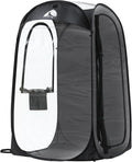 Sports Pod, Kilindeer Pop Up Weather Tent for 1 Person – Portable All-Weather Shelter with Clear TPU Panels, Instant Setup for Outdoor Events, Camping, Hiking, Wind & Rain Protection