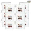 Numanna Family Pack with Meat Bucket 1,752 Servings | 12-Months Emergency Meals | Easy to Prepare for Everyday Use, Prepping & Camping | 25+ Year Shelf Life | Made in USA | Food-Grade Bucket
