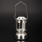 Portable Candle Lantern, Night Fishing Hanging Outdoor Camping Aluminium Alloy Candle Lamp, Metal Decorative Candle Lanterns, Vintage Hanging Lantern (Silver)
