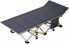Sleeping Cots for Adults, Lounge Chair Folding Outdoor Chaise, Portable Folding Camping Cot, Outdoor Reclining Chair, Use for Outdoor Travel Camp Beach Patio
