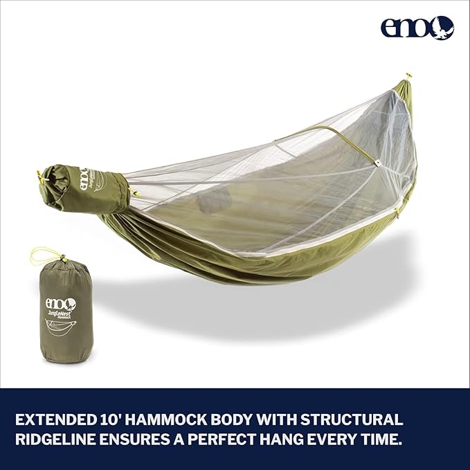ENO, Eagles Nest Outfitters JungleLink Shelter System with Hammock with Bug Net, Straps and Rain Tarp