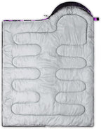 QOOMO Camping Sleeping Bags,3 Season Warm & Cool Weather,Lightweight,Waterproof Sleeping Bags for Adults & Kids,Traveling,and Outdoors,Camping Gear Equipment