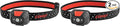 Coast® FL19 365 Lumen Dual Color (White & Red) LED Headlamp, Batteries & Hard Hat Clips Included, Black (Pack of 2)