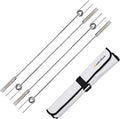 Solo Stove for Fire Pits Sticks Stainless Steel, Great for Roasting Marshmallows and Hot Dogs Marshmallow Sticks Fire Pit Accessories for Smores Maker | Set of 4 with Protective Casing