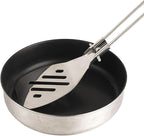 Camping Utensil Outdoor Tableware BBQ Foldable Multifunctional 304 Stainless Steel Folding Camping Utensils Camping Tableware