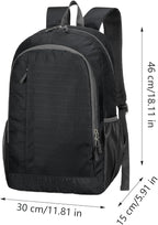 Mens Hiking Backpack - 250g Day Packs Backpacks, Large Foldable Travel Bag, Outdoor Gear Backpack, Lightweight Hiking Bag, Multi Compartment Adventure Pack For Camping Backpacking Walking Traveling