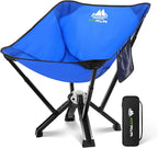 Utility-Grade Folding Chair — Stable One-Piece Structure, Authorized Folding Structure Patent, Balanced Aluminum Support, Compact & Portable Chair for Camping, Fishing & Everyday Outdoor Use