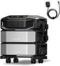 EF ECOFLOW Power Station 12288Wh Delta Pro Ultra X with AC cable, 12000W Solar Generator for Home Battery Backup, Expandable to 180kWh, Outdoor & Camping Power Supply (1x Inverter + 2 x Batteries)