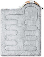 QOOMO Camping Sleeping Bags,3 Season Warm & Cool Weather,Lightweight,Waterproof Sleeping Bags for Adults & Kids Traveling,and Outdoors