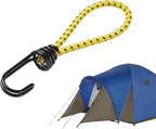 Tent Cords - Short Outdoor Elastic Camping Tarp Rope - Travel Straps for Climbing, Survival, Backpacking, Lightweight Cord for Canopy