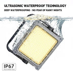 P8 Portable Rechargeable LED Camping Lantern & Work Light, IP67 Waterproof, 3500LM Ultra Bright, 20000mAh Battery, Magnetic Base & Hanging Hook for Outdoor, Job Site, Emergency