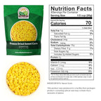 Valley Food Storage Freeze Dried Sweet Corn | 10-Bag Bucket, 56 oz | Premium Emergency Food Supply, 25 Year Shelf Life | Long Term Food Storage, Camping Meals & Prepper Supplies | Packaged in USA