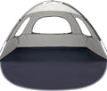 WhiteFang Beach Tent Anti-UV Portable Sun Shade Shelter for 3/4/6/8 Person, Extendable Floor with 3 Ventilating Mesh Windows Plus Carrying Bag, Stakes and Guy Lines