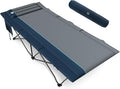 Timber Ridge 31.8" W Extra Wide Heavy Duty Camping Cot for Adult, Easy Set Up Oversized Sleeping Cot with Carry Bag for Camping, Travel and Outdoors, Support up to 450lbs