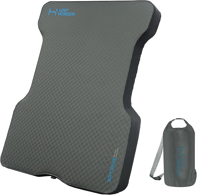LOSTHORIZON Truck Bed Camping Air Mattress with Foam, Self Inflating Sleeping Pad for Tacoma 6FT with Pump Sack, 4.5" Thick
